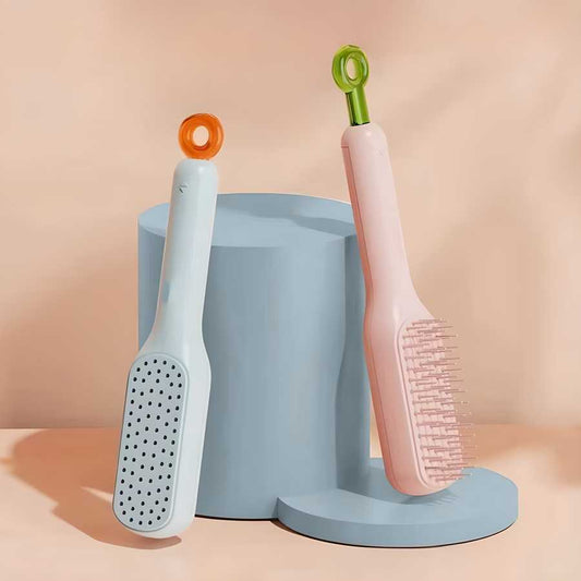 Self-Cleaning Anti-Static Massage Comb for All Ages